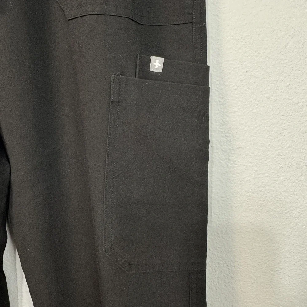 Figs Cairo Cargo Technical Collection Scrub Pants Mens XL‎ Straight Leg Black